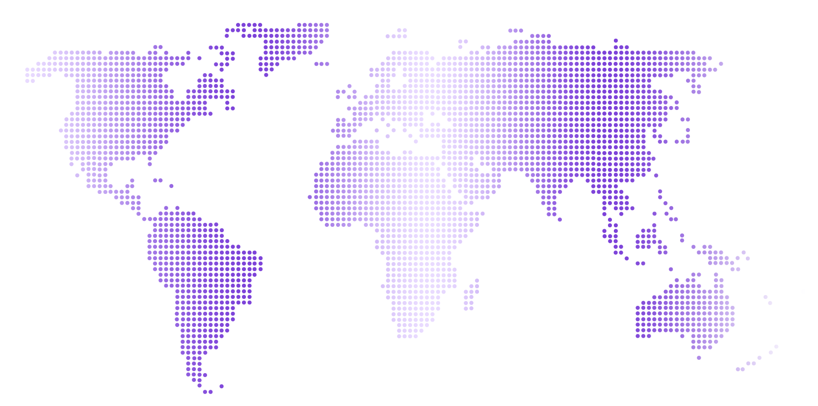 World map of continents